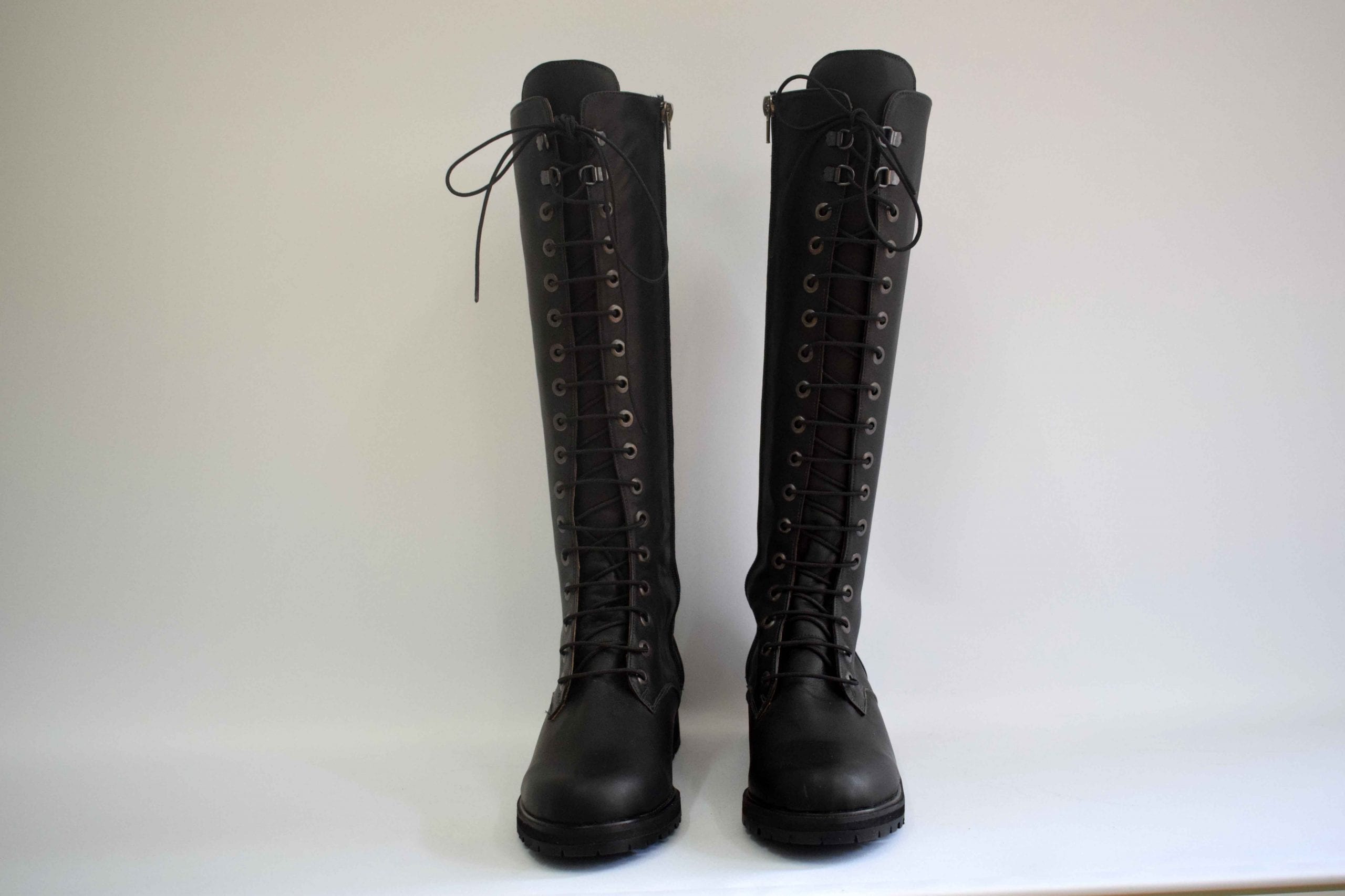 knee boot loafer shoe - Lydias Shoes