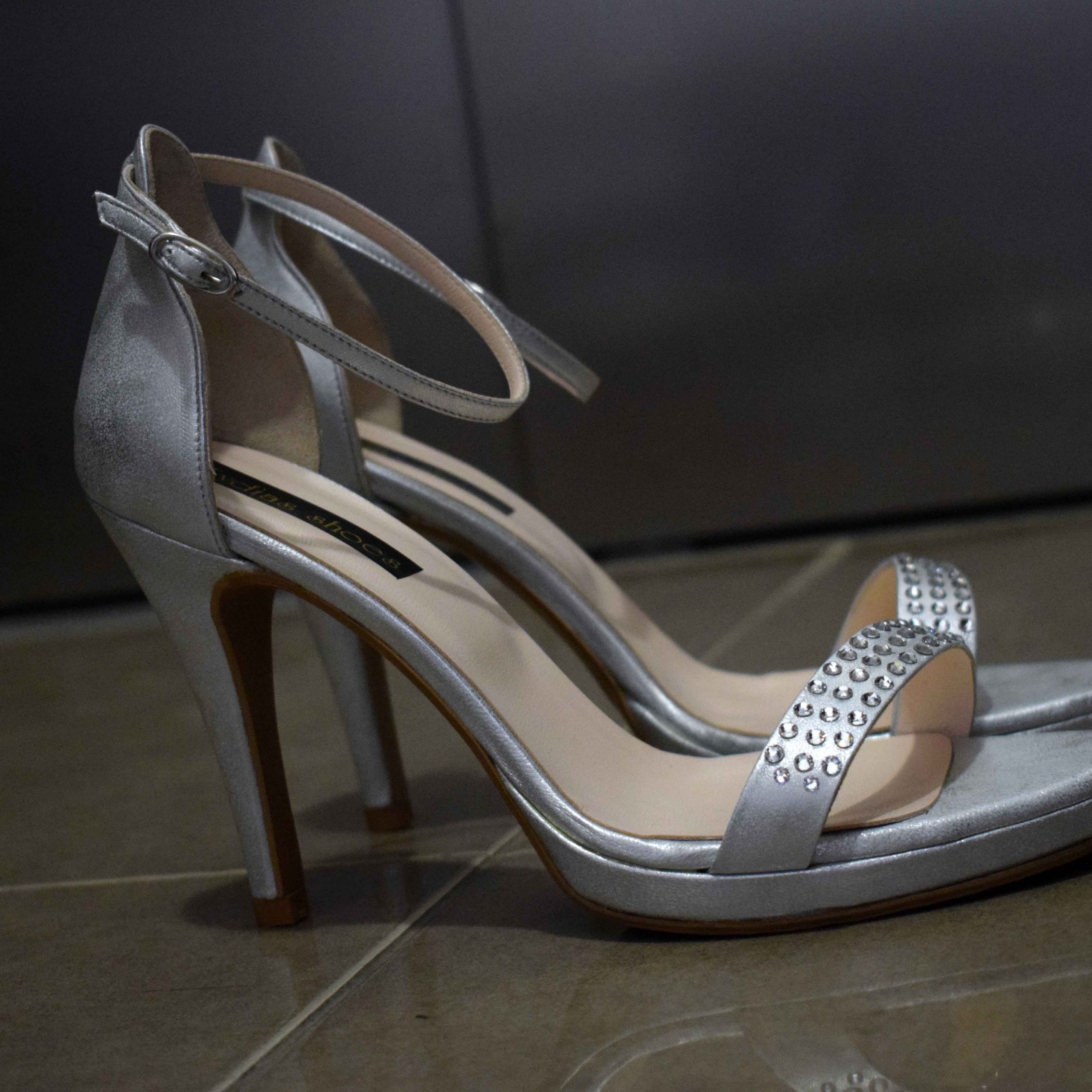 Bridal shoes - crystals - Lydias Shoes
